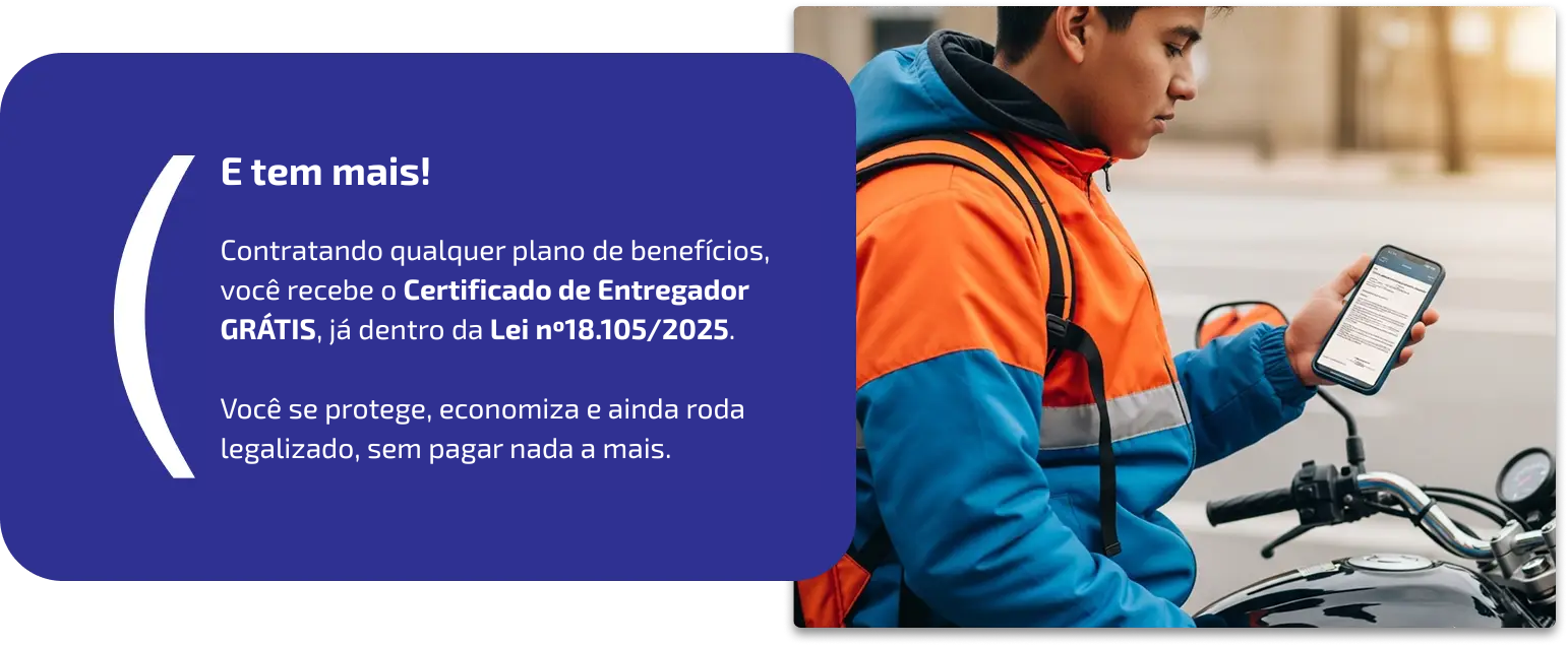 E mais! Você escolhe o plano com benefícios exclusivos, e valores que cabem no seu bolso